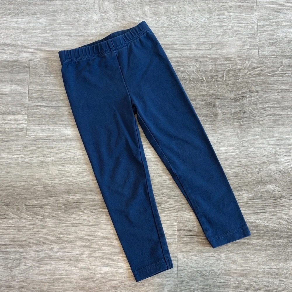 Carter's toddler girls navy blue leggings
